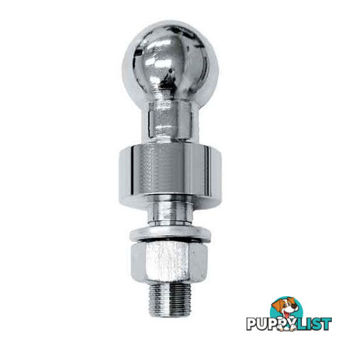 PK Tools Tow Ball 50mm Chrome 25mm Rise 51mm Thread SKU - VM2608