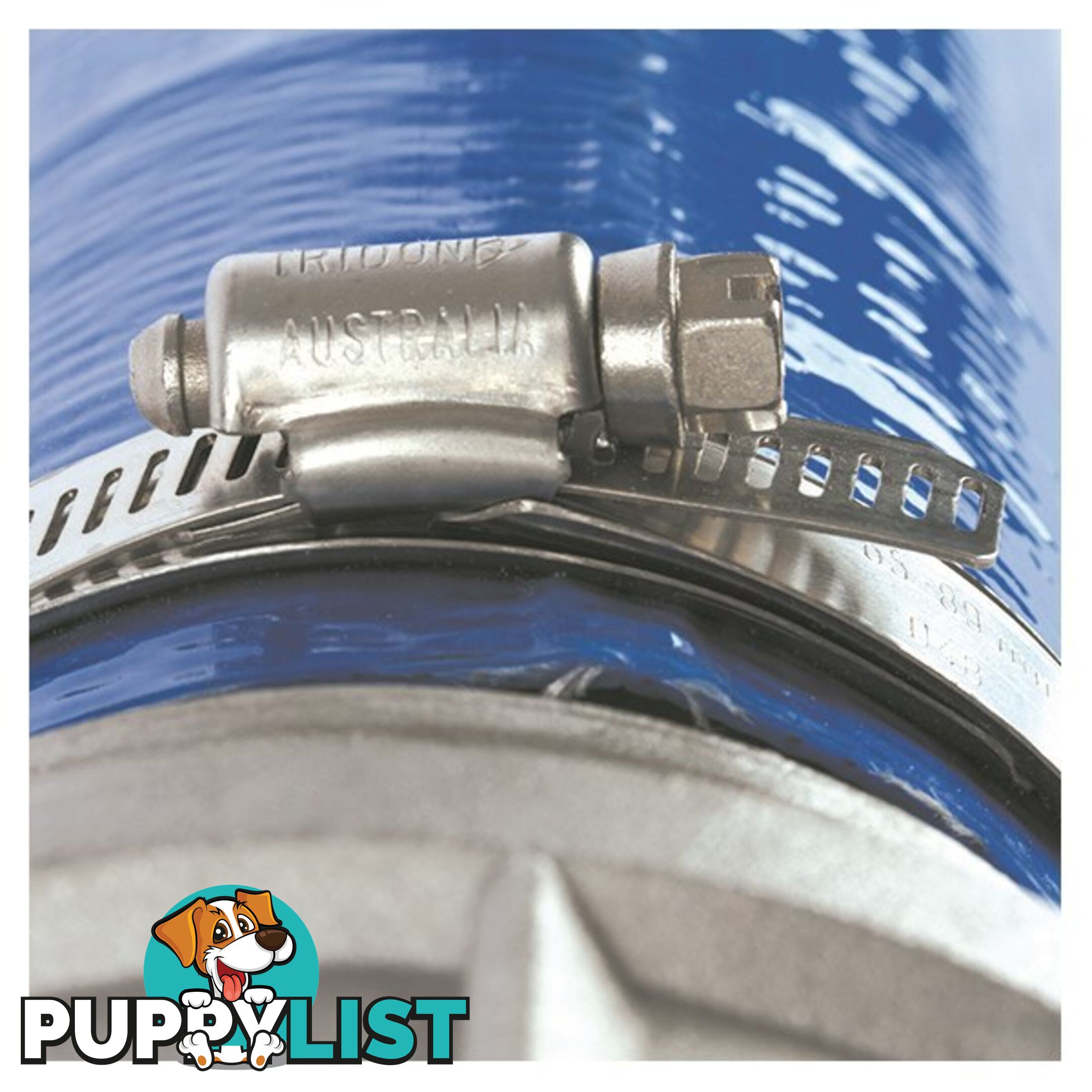 Tridon Lay Flat Hose Clamp 3? Perforated Band Full SS with Sleeve 10pk SKU - LF030P