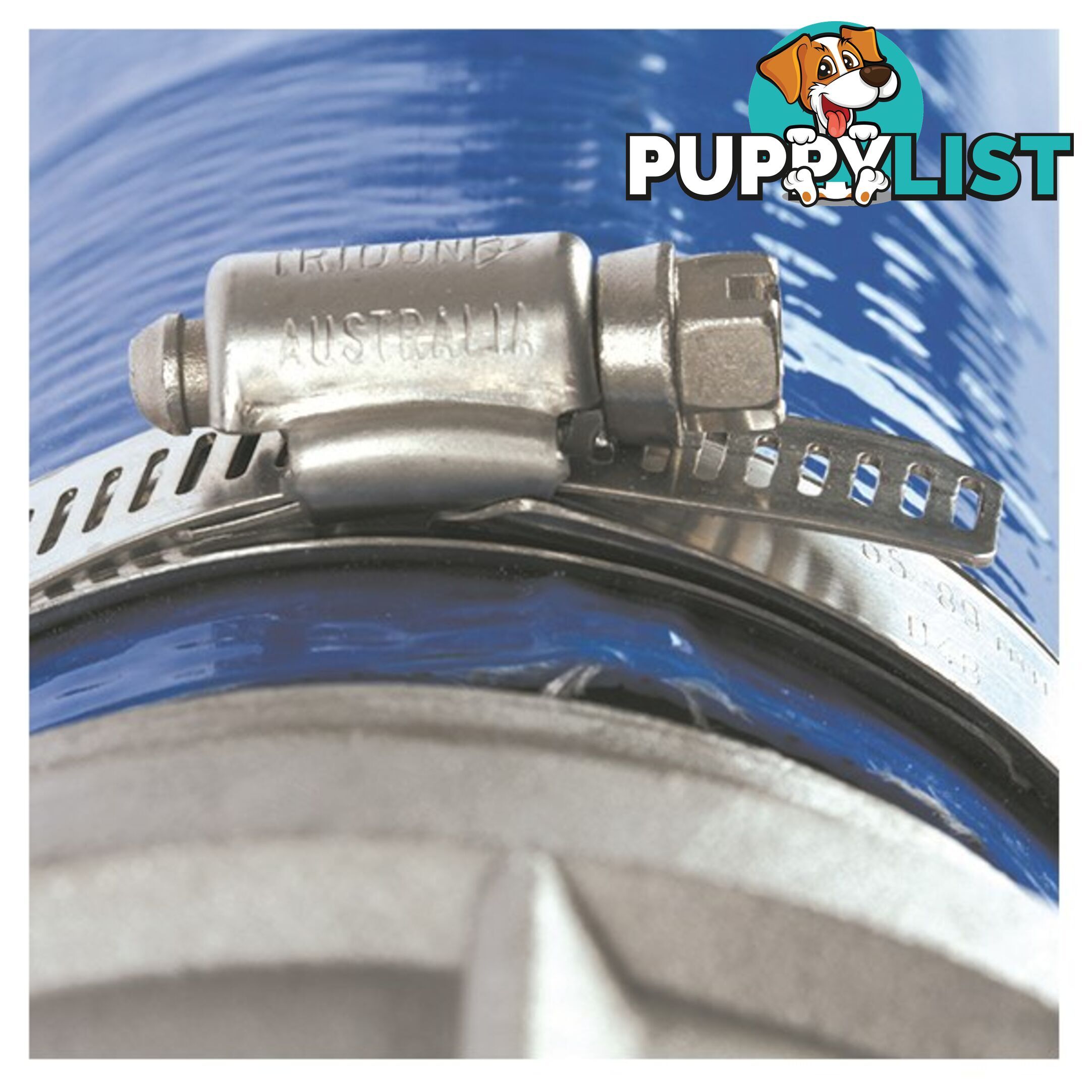 Tridon Lay Flat Hose Clamp 3? Perforated Band Full SS with Sleeve 10pk SKU - LF030P