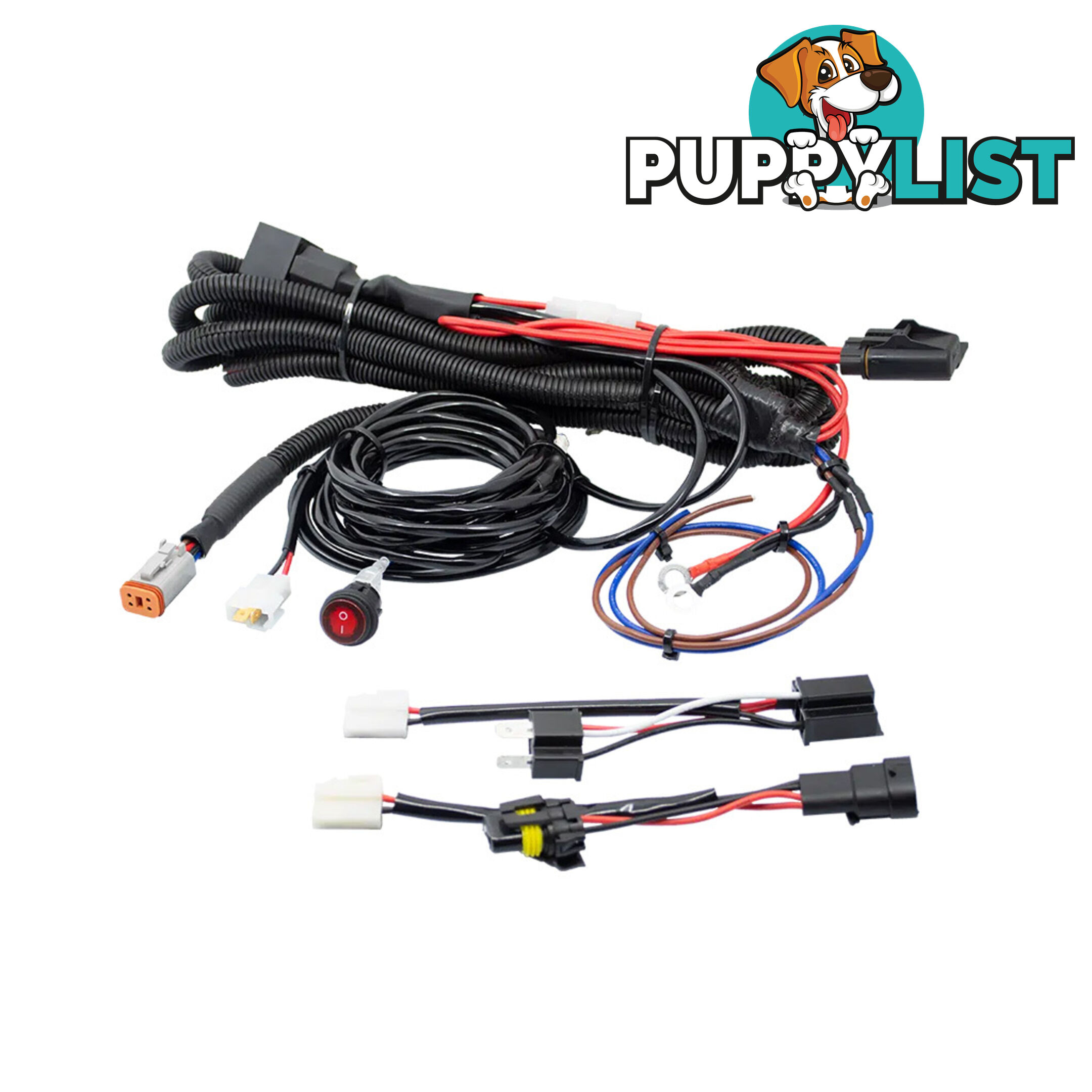 WhiteVision LED Light Bar Plug   Play Wiring Harness DT Conn SKU - LLBWK100