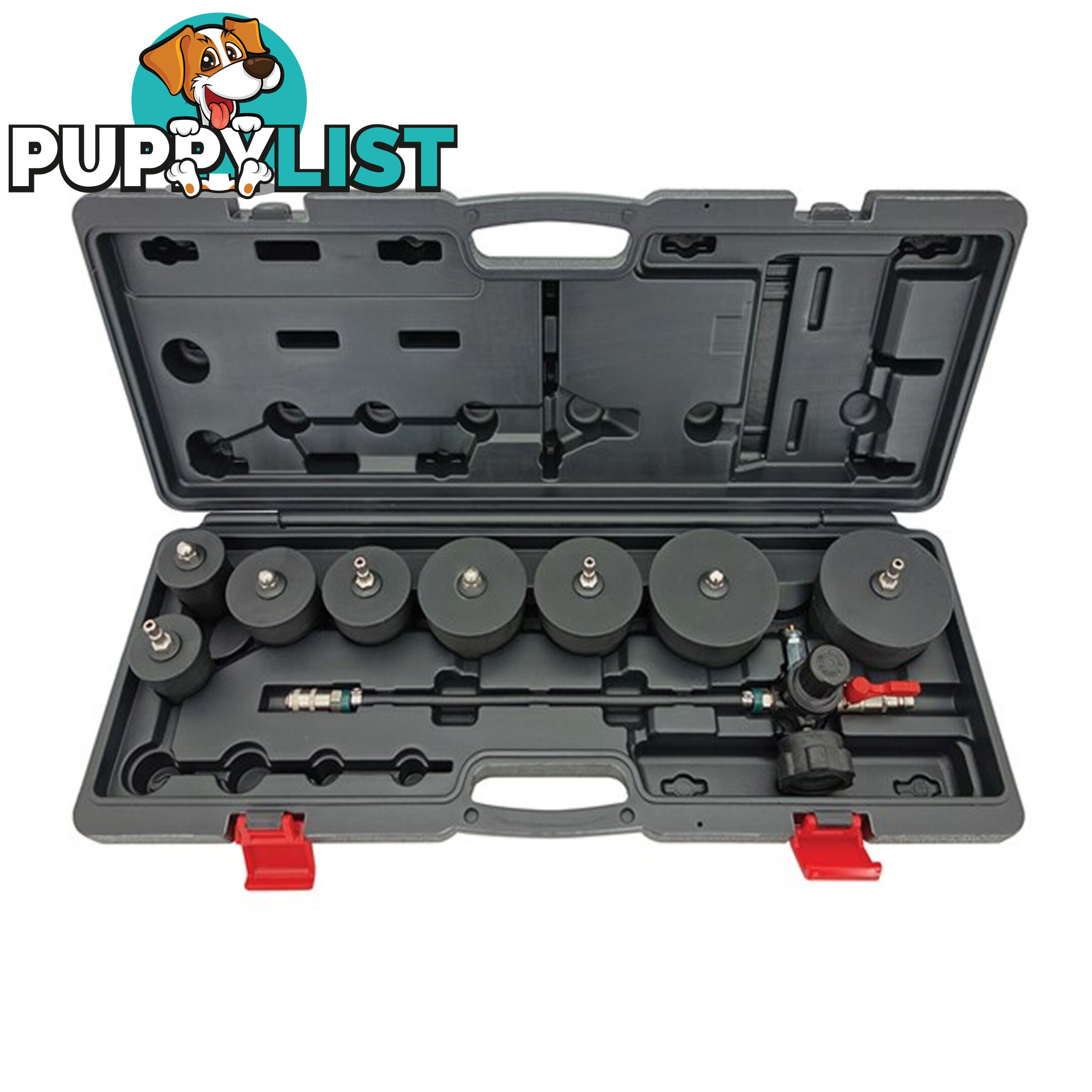 Toledo Turbo Boost Leak Pressure Tester 9pc Kit SKU - 304999