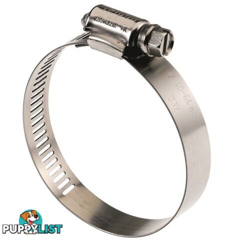 Tridon Full S. Steel Hose Clamps 11mm  - 22mm Perforated Band 10pk SKU - HAS006P