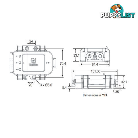 Midi Fuse MDB Power Distribution Module Up to 3 Fuses SKU - 4980933