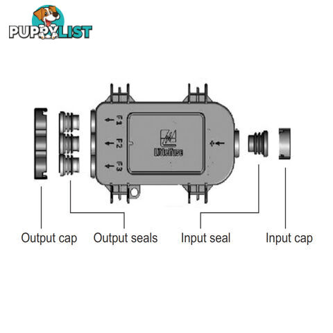 Midi Fuse MDB Power Distribution Module Up to 3 Fuses SKU - 4980933