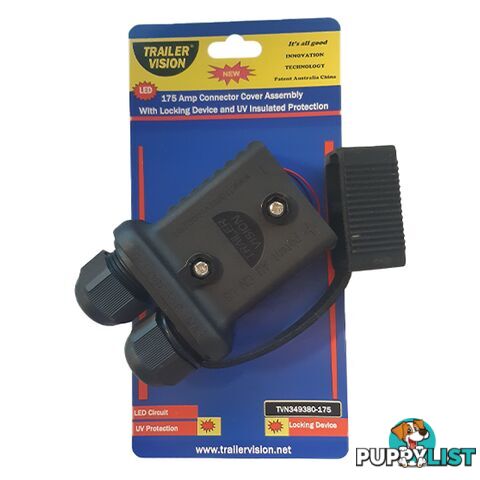 Trailer Vision 175 amp Anderson Plug Cover Assembly with LED Power Indicator SKU - TVN349380-175