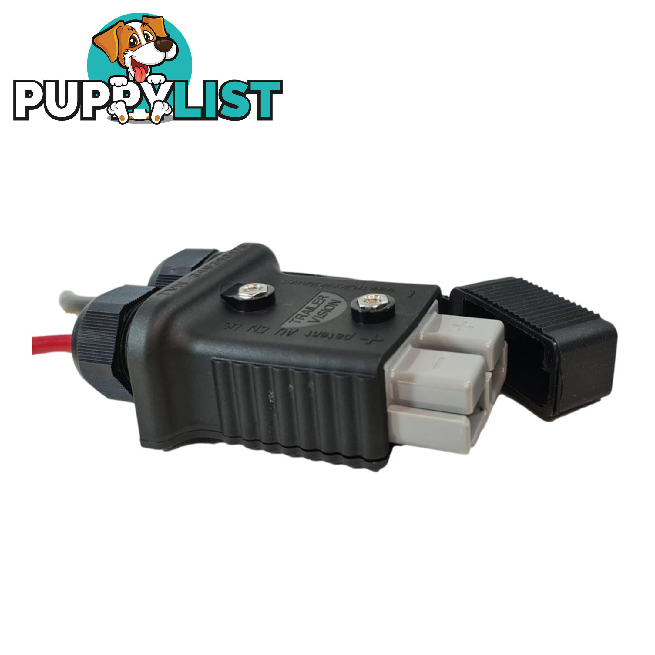 Trailer Vision 175 amp Anderson Plug Cover Assembly with LED Power Indicator SKU - TVN349380-175