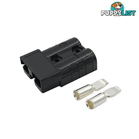 50 amp Anderson Plug Black (Single) inc Terminals SKU - 10044