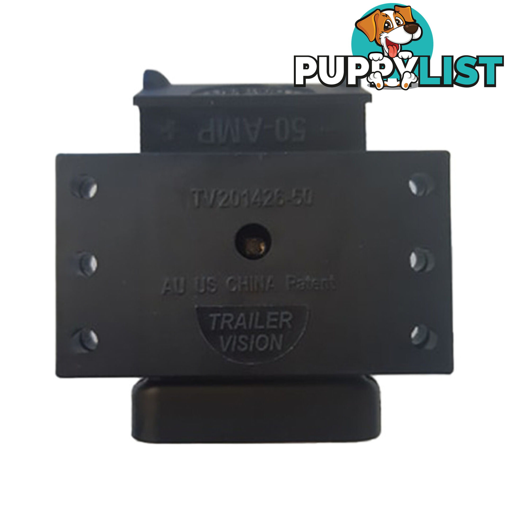 Trailer Vision 50 Amp Anderson Plug Top Mount External Connector Cover SKU - TV-A-201426-50