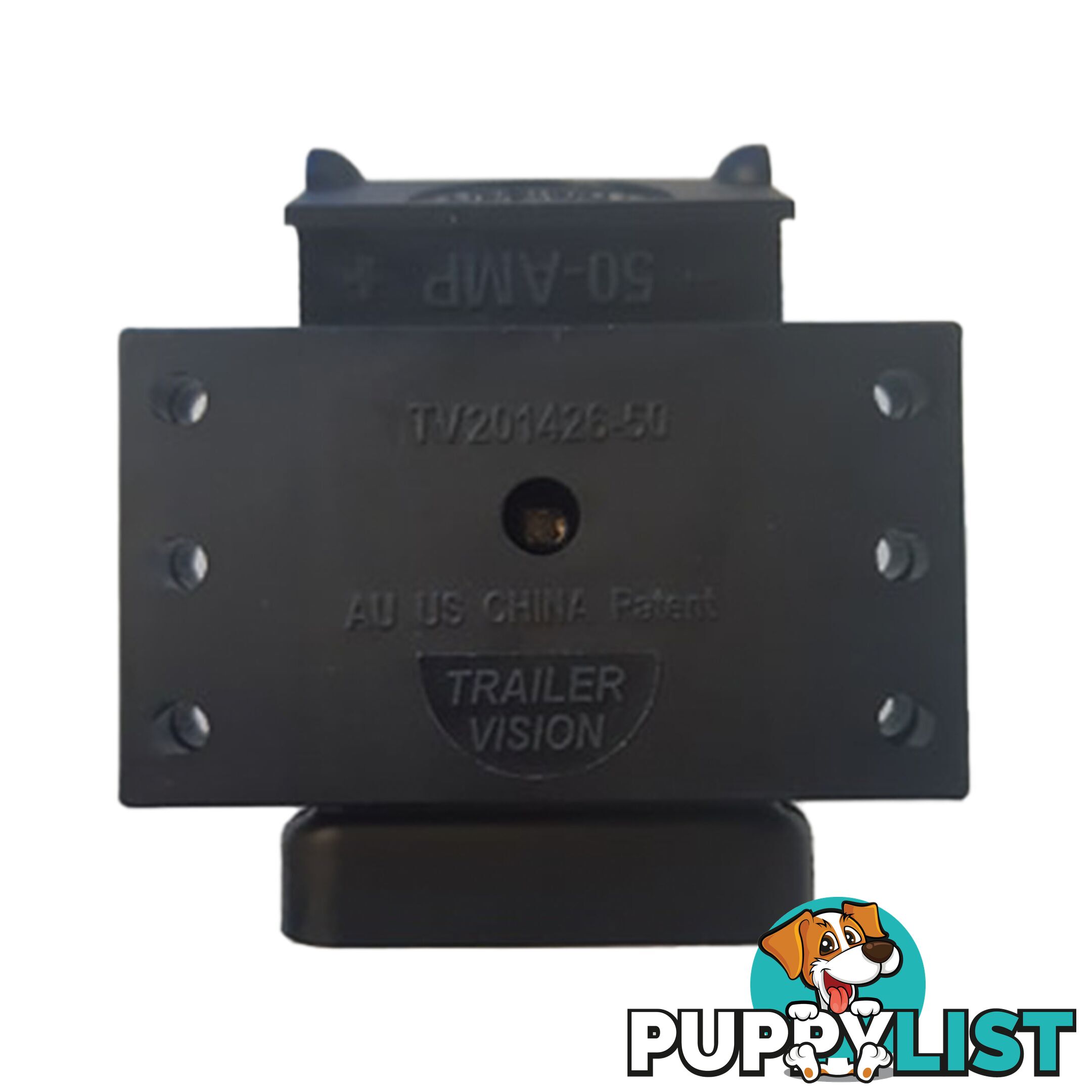 Trailer Vision 50 Amp Anderson Plug Top Mount External Connector Cover SKU - TV-A-201426-50