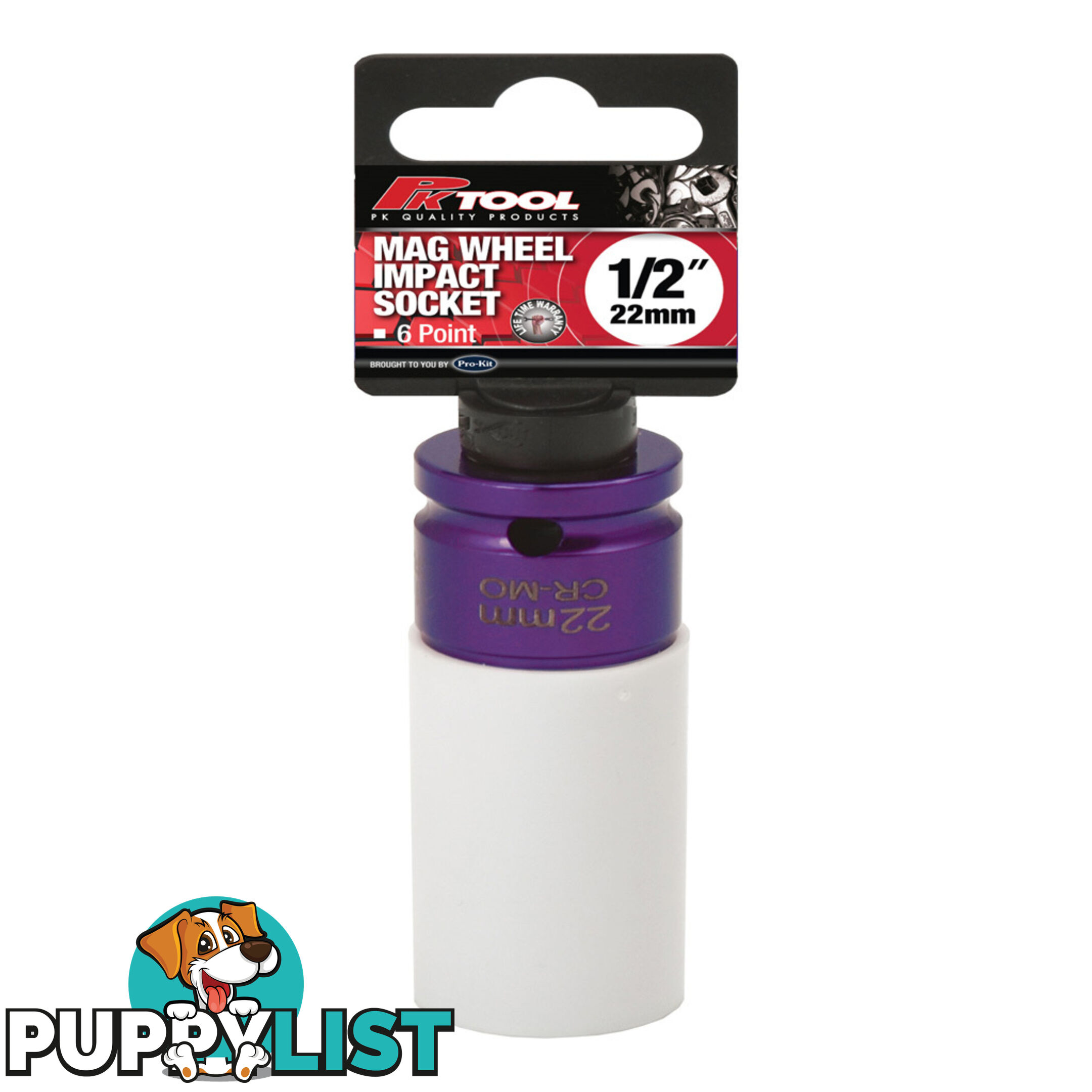 PK Tools 1/2 "dr 22mm Deep Impact Socket Mag Wheel Protection SKU - PT12541