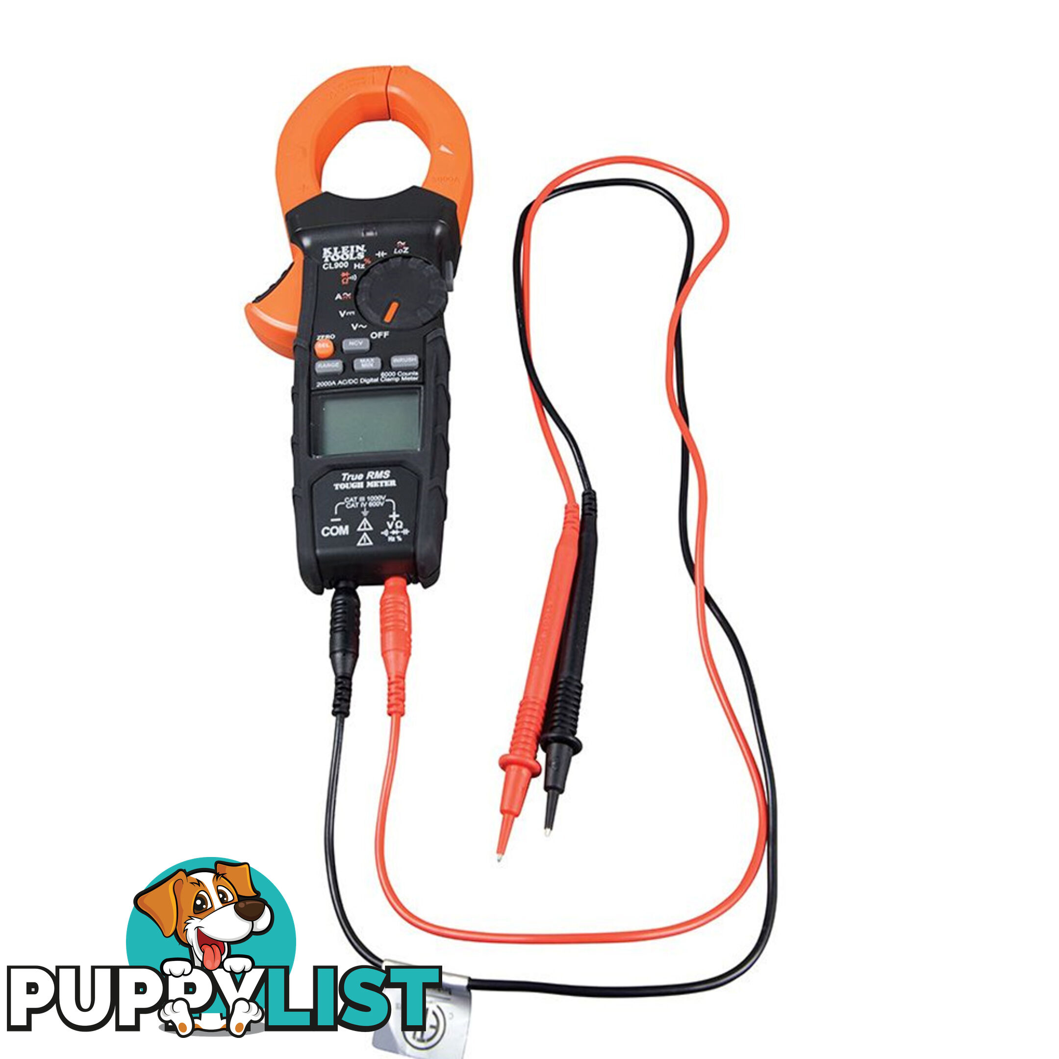 Klein Digital Clamp Meter AC Auto Range TRMS Low Impedance 2000 amp SKU - CL900