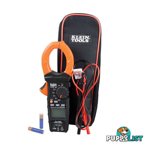 Klein Digital Clamp Meter AC Auto Range TRMS Low Impedance 2000 amp SKU - CL900