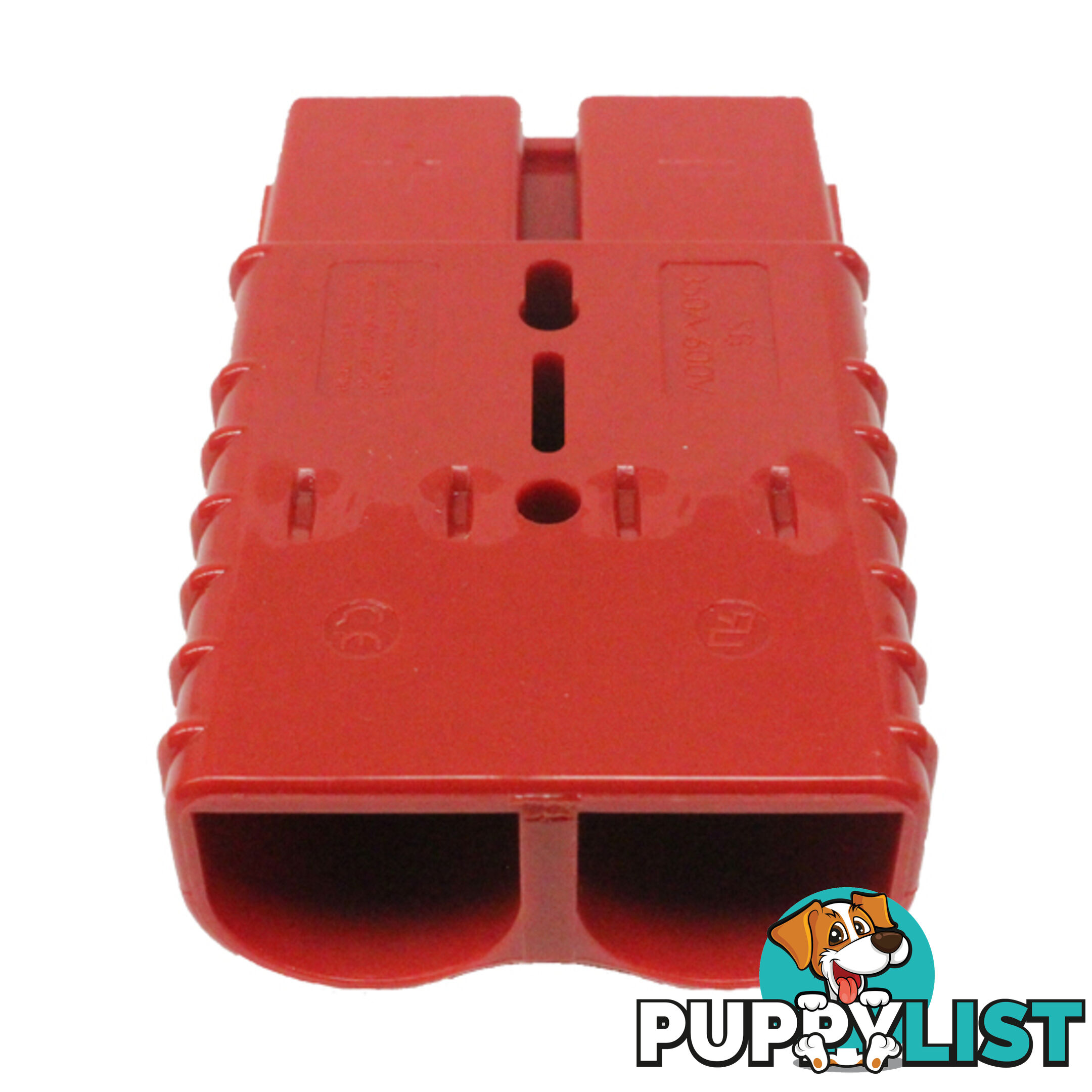 350 amp Anderson Style Plug Single Red with Terminals SKU - BB-350AndersonplugRed