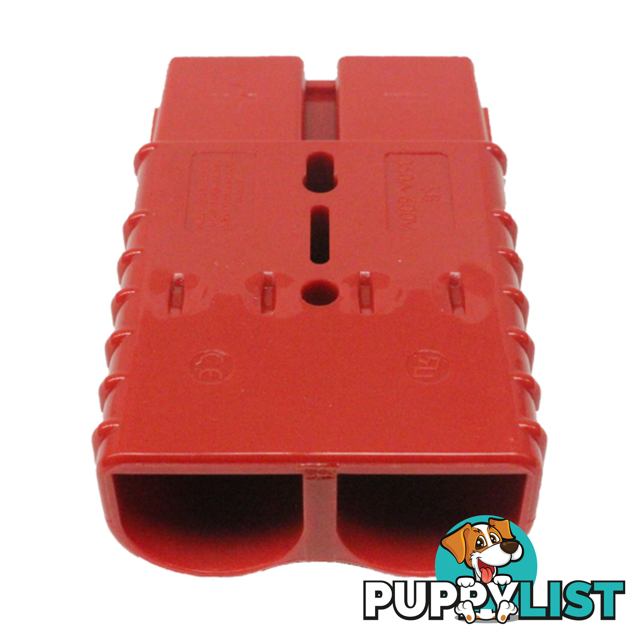 350 amp Anderson Style Plug Single Red with Terminals SKU - BB-350AndersonplugRed