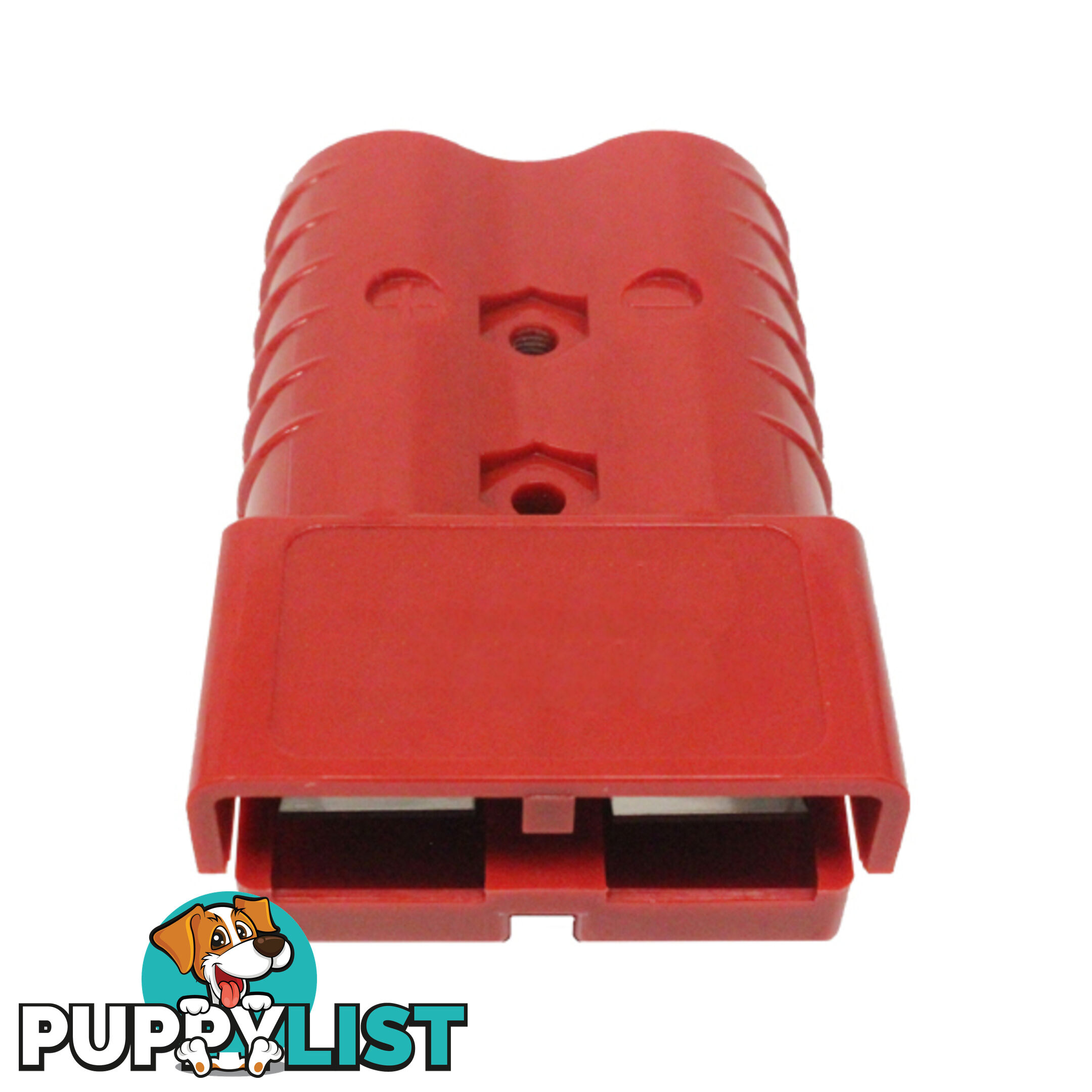 350 amp Anderson Style Plug Single Red with Terminals SKU - BB-350AndersonplugRed