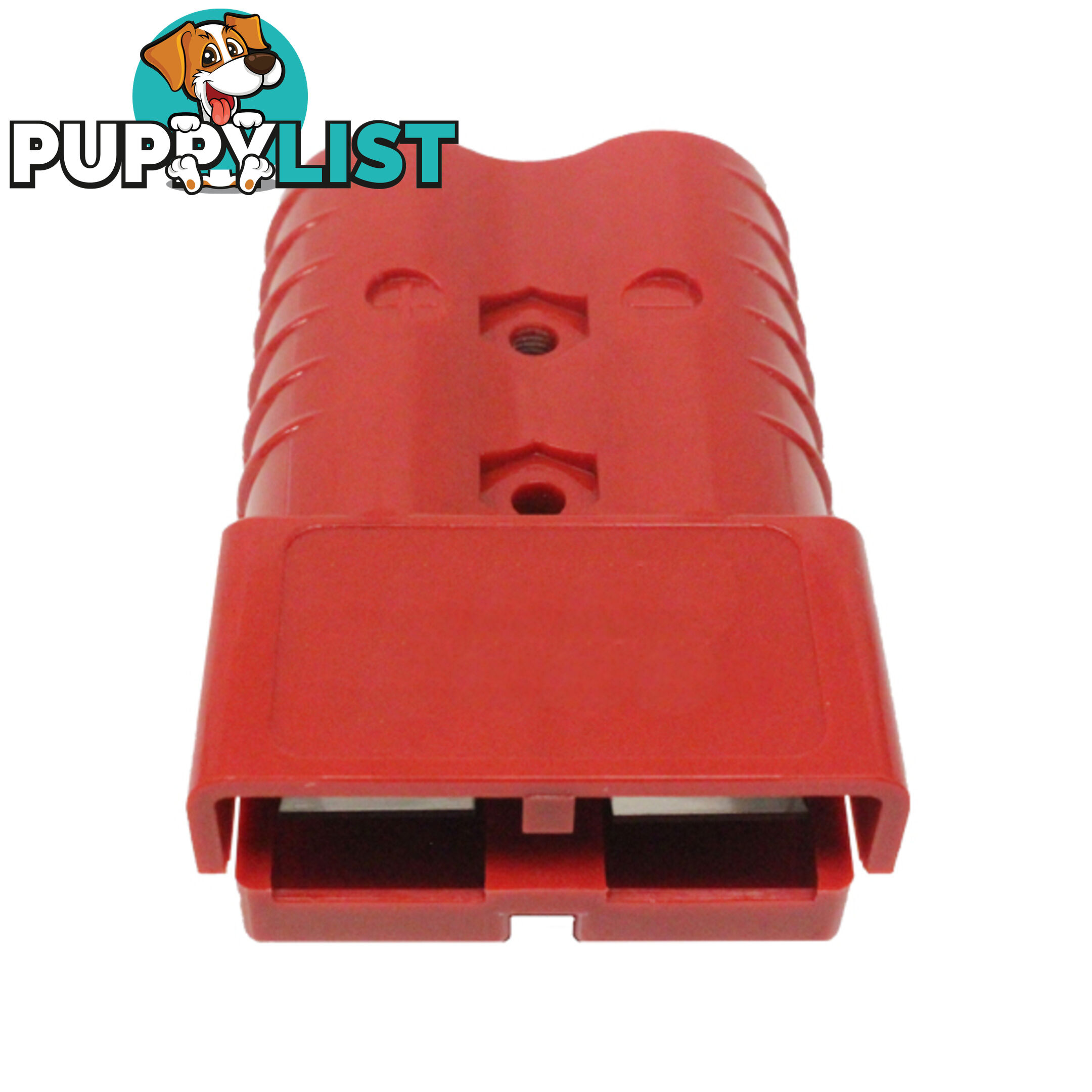 350 amp Anderson Style Plug Single Red with Terminals SKU - BB-350AndersonplugRed