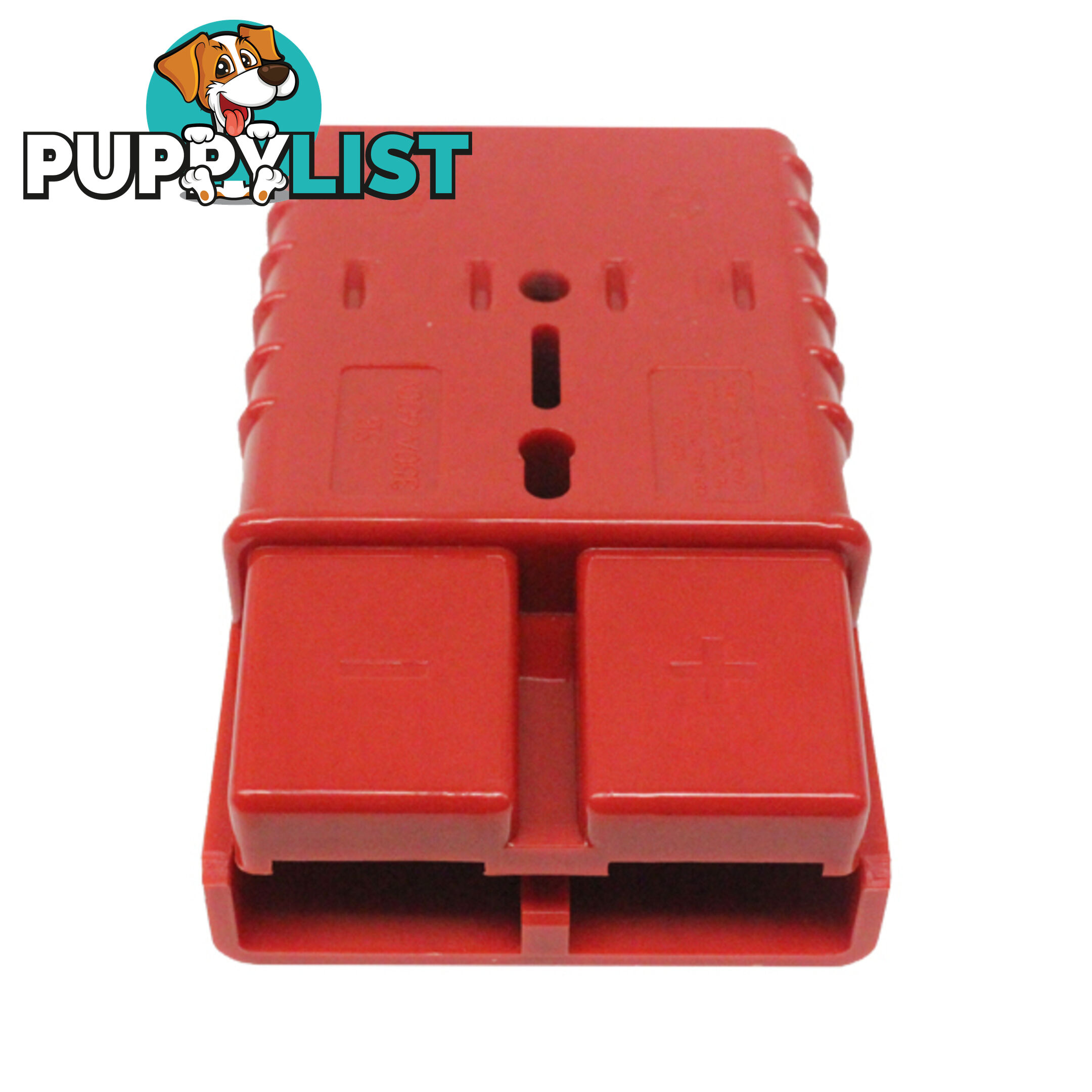 350 amp Anderson Style Plug Single Red with Terminals SKU - BB-350AndersonplugRed