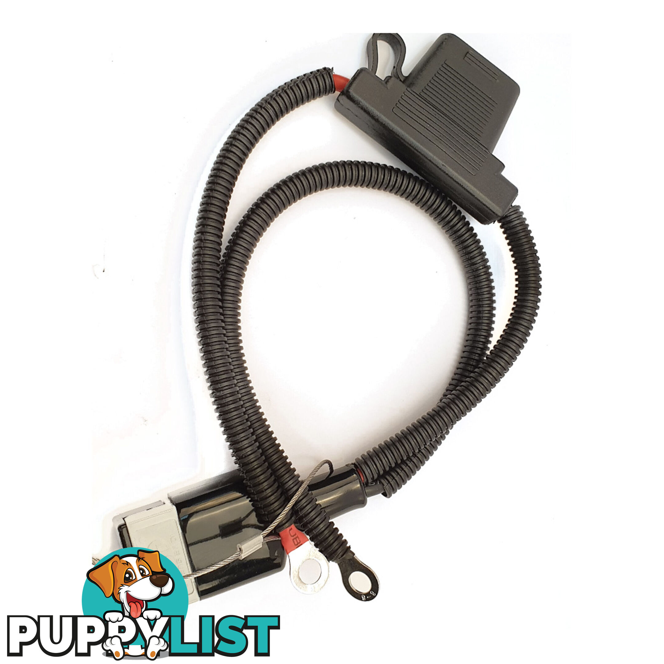 12 volt 50 amp Anderson Plug to Battery Lugs Maxi Fused Adaptor SKU - 10013