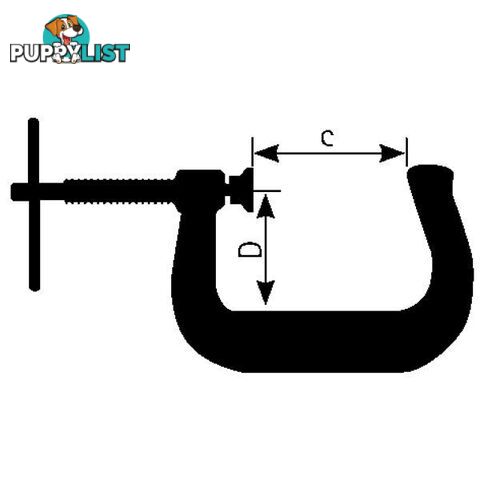 Toledo G-Clamp  - 300mm SKU - 301875