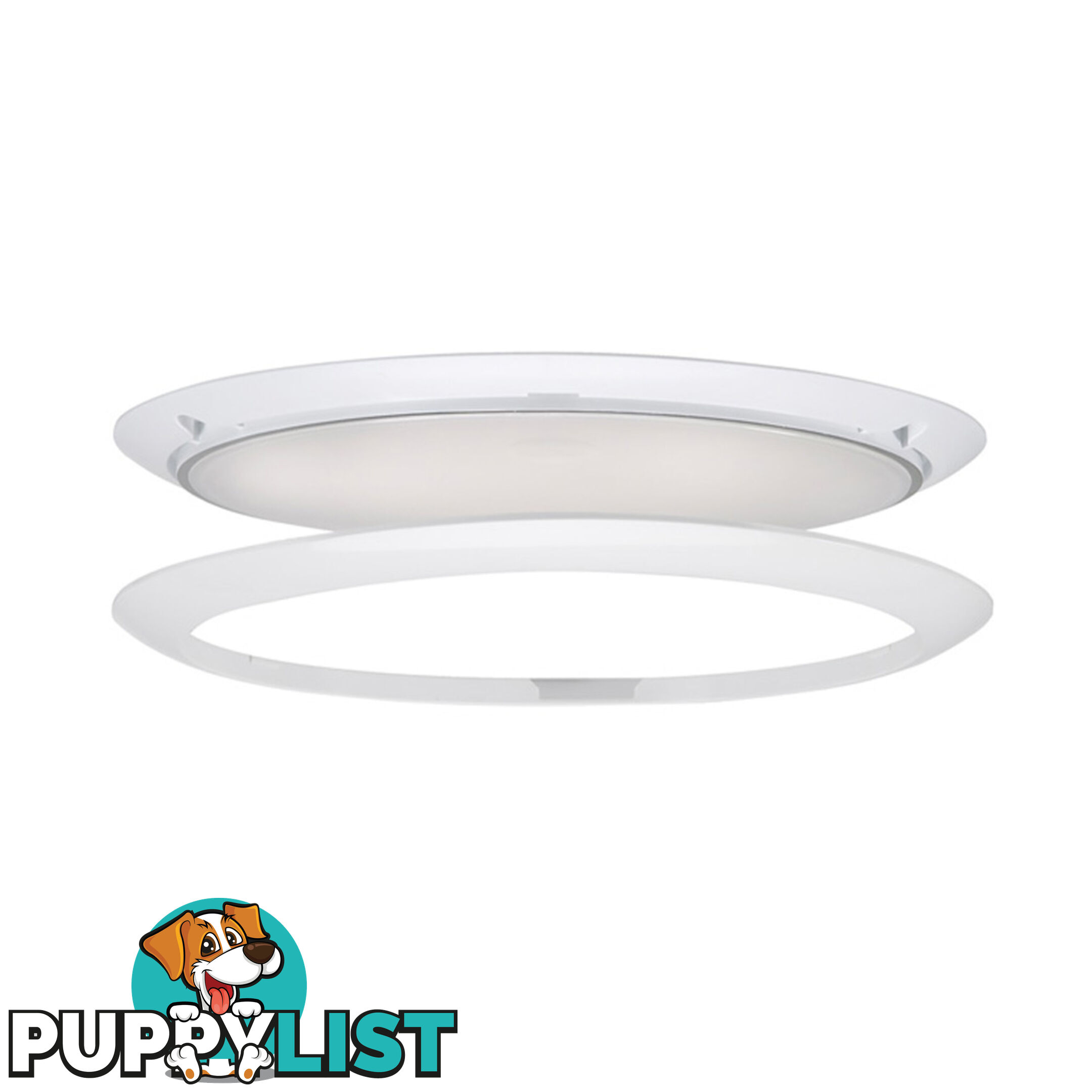 Narva  'Saturn ' L.E.D Interior Lamp 12v 130mm Diameter On/Off Button SKU - 87503