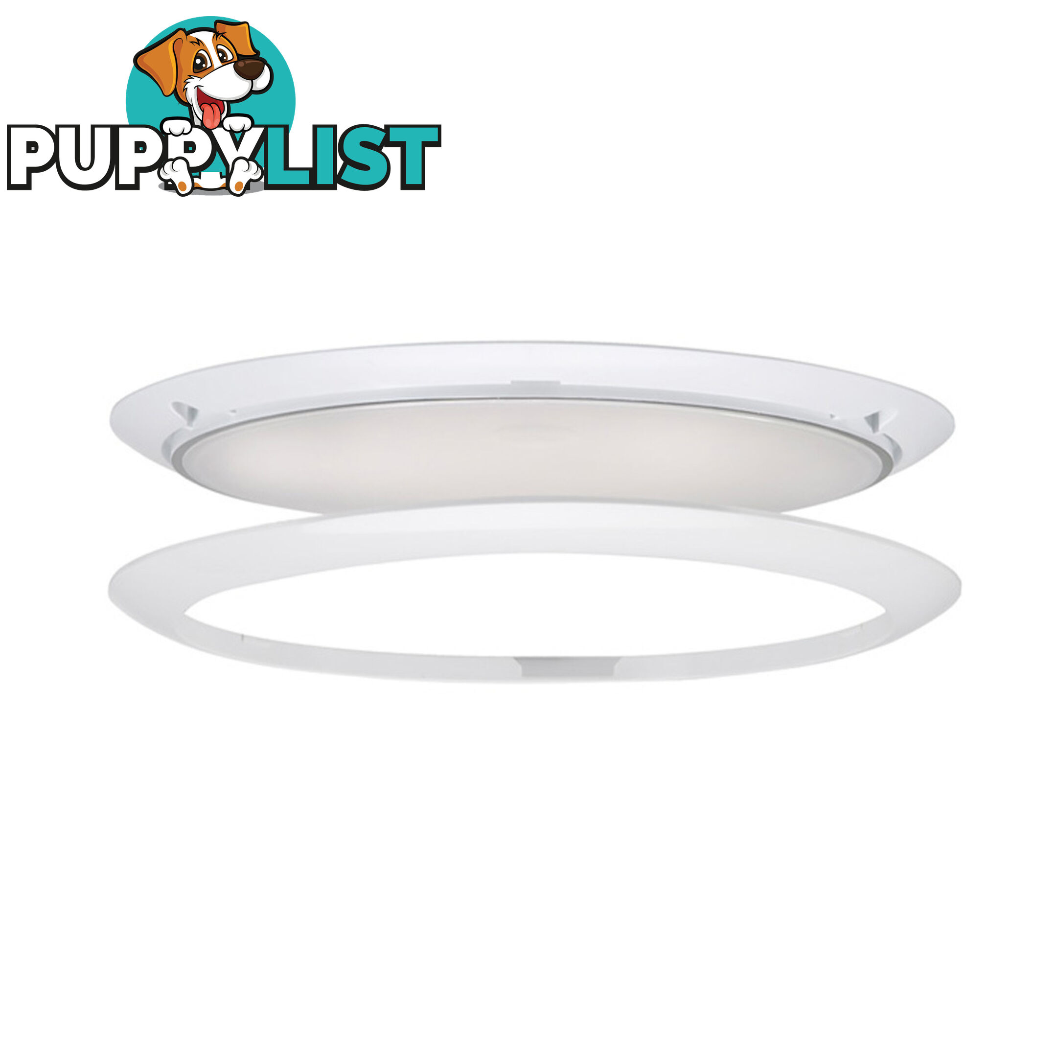 Narva  'Saturn ' L.E.D Interior Lamp 12v 130mm Diameter On/Off Button SKU - 87503