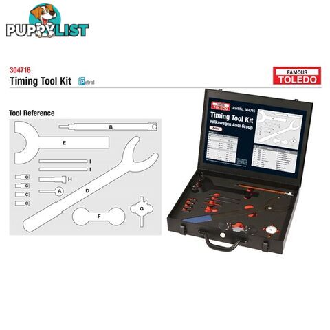 Toledo Timing Tool Kit  - Audi   Volkswagen SKU - 304716