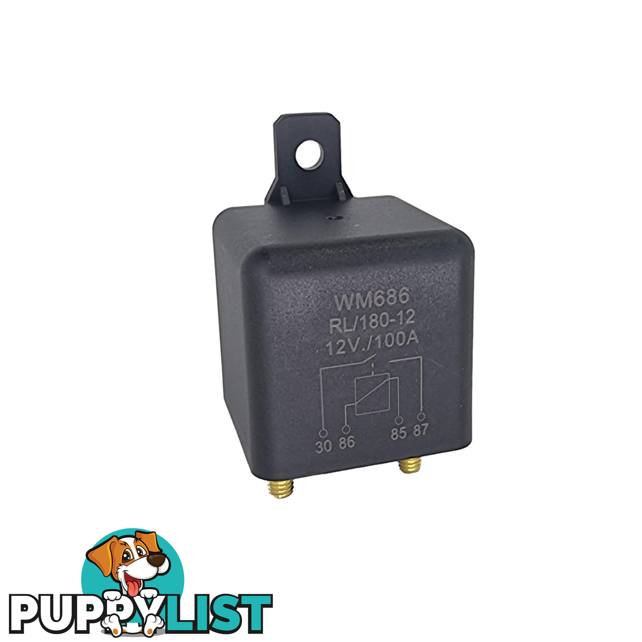 Blue Bar Relay 12 volt 100 amp N/O SKU - BB-65001