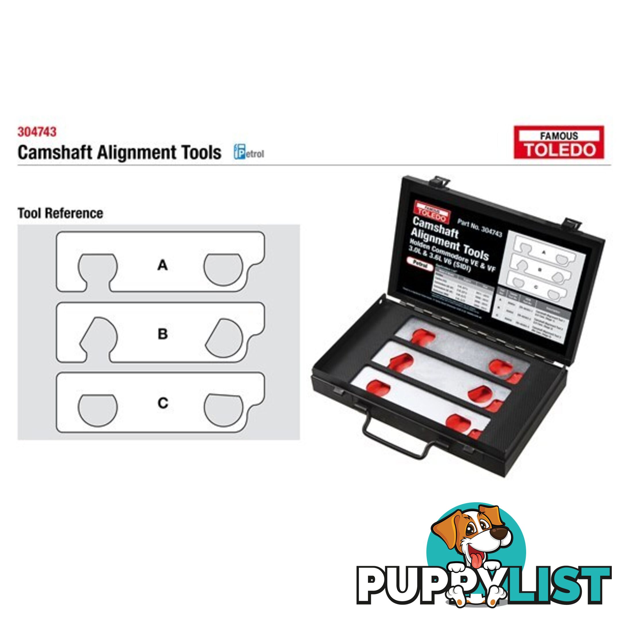 Toledo Timing Tool Kit  - Holden (GM) SKU - 304743