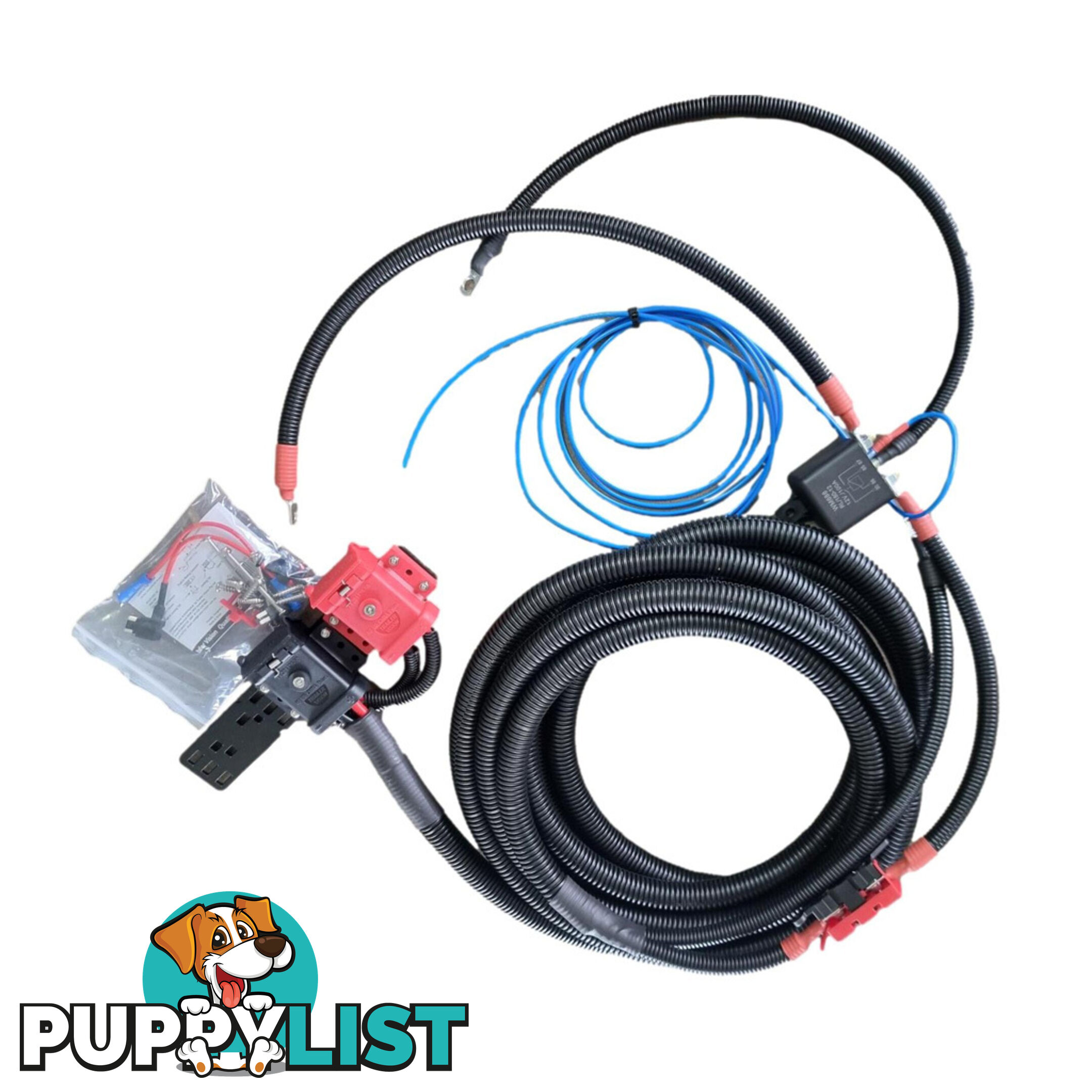 Blue Bar 6 B S x 6.5m Power Lead with Ign Relay and 2 x Anderson Connectors SKU - BB-55004