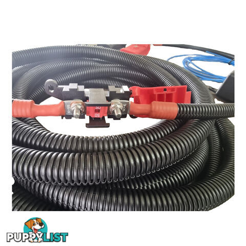 Blue Bar 6 B S x 6.5m Power Lead with Ign Relay and 2 x Anderson Connectors SKU - BB-55004