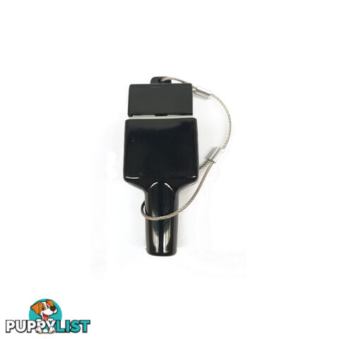 50 amp Anderson Plug Dust Cover Kit Top and Bottom with Wire Cable SKU - BB-DustCoverKitBlack2pc