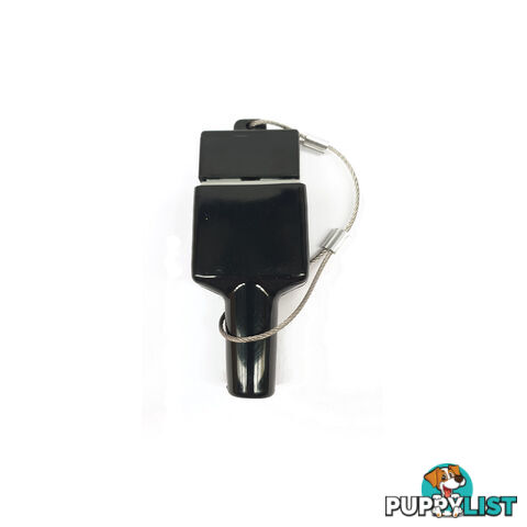 50 amp Anderson Plug Dust Cover Kit Top and Bottom with Wire Cable SKU - BB-DustCoverKitBlack2pc