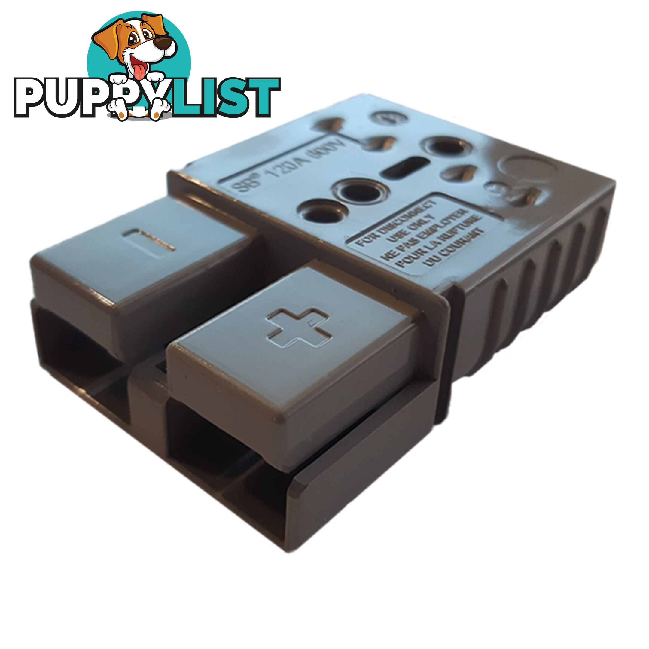 120 Amp Genuine Anderson Plug Grey  - Single SKU - LV2408Single