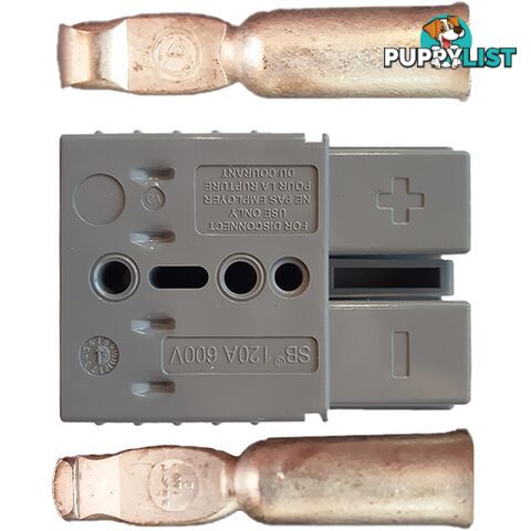 120 Amp Genuine Anderson Plug Grey  - Single SKU - LV2408Single