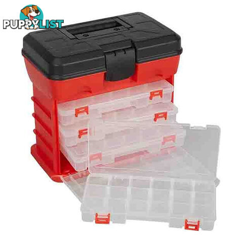 PK Tools Organiser Case 4 Removable Draws 97 Compartment SKU - PT80907