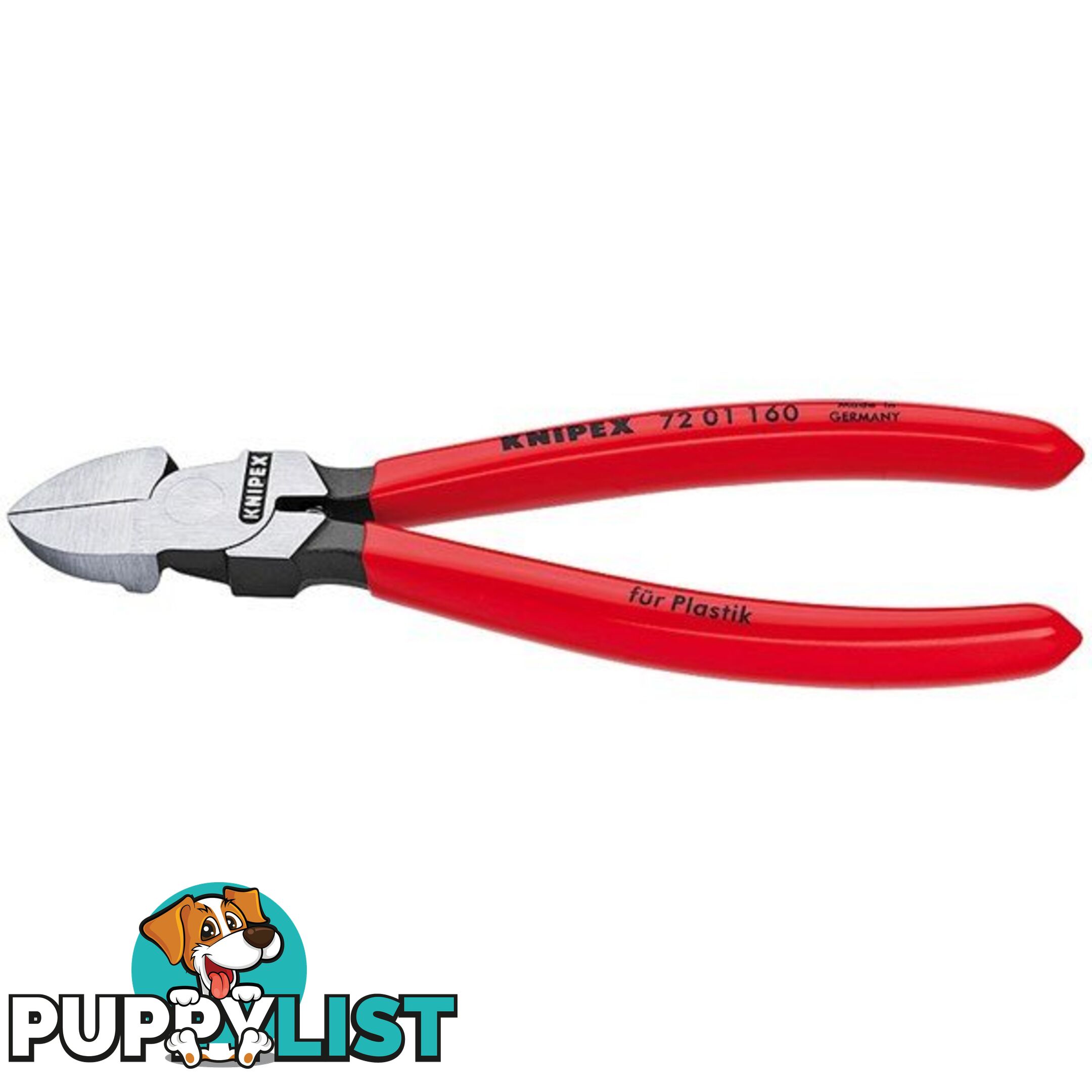 Knipex 140mm Diagonal Flush Cutters for Soft Material SKU - 7201140