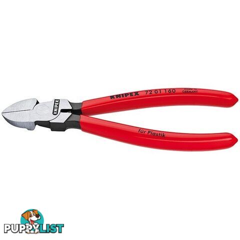 Knipex 140mm Diagonal Flush Cutters for Soft Material SKU - 7201140