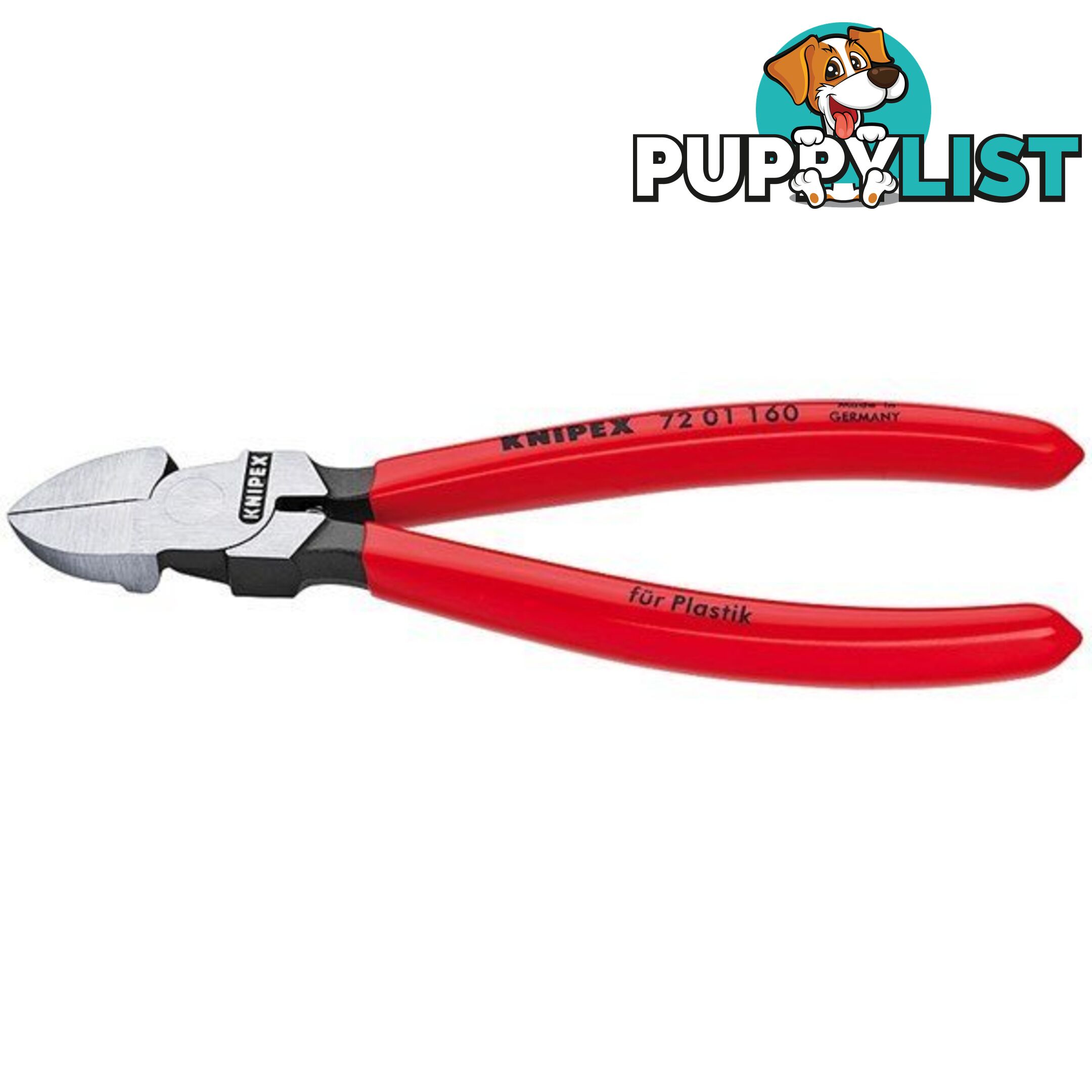 Knipex 140mm Diagonal Flush Cutters for Soft Material SKU - 7201140