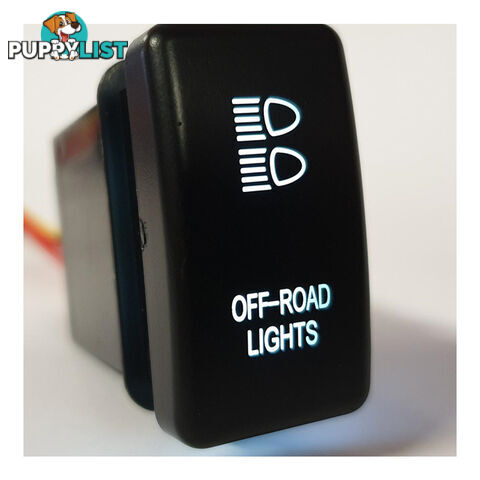 Ford Ranger / Mazda BT50 Off Road Switch White Back Light SKU - BB-T30-LF221-White