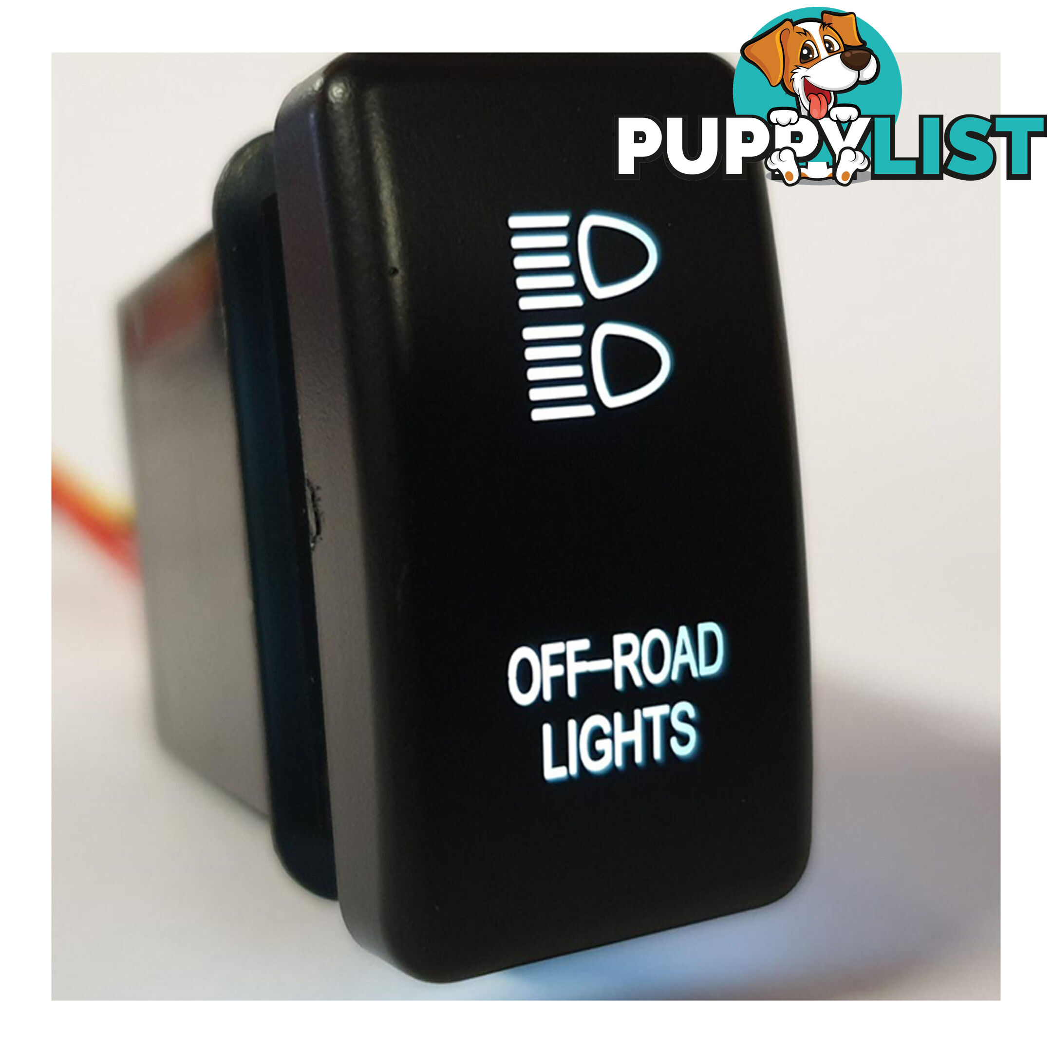 Ford Ranger / Mazda BT50 Off Road Switch White Back Light SKU - BB-T30-LF221-White