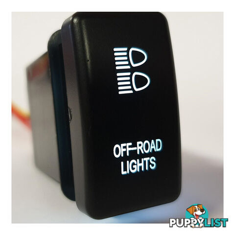 Ford Ranger / Mazda BT50 Off Road Switch White Back Light SKU - BB-T30-LF221-White