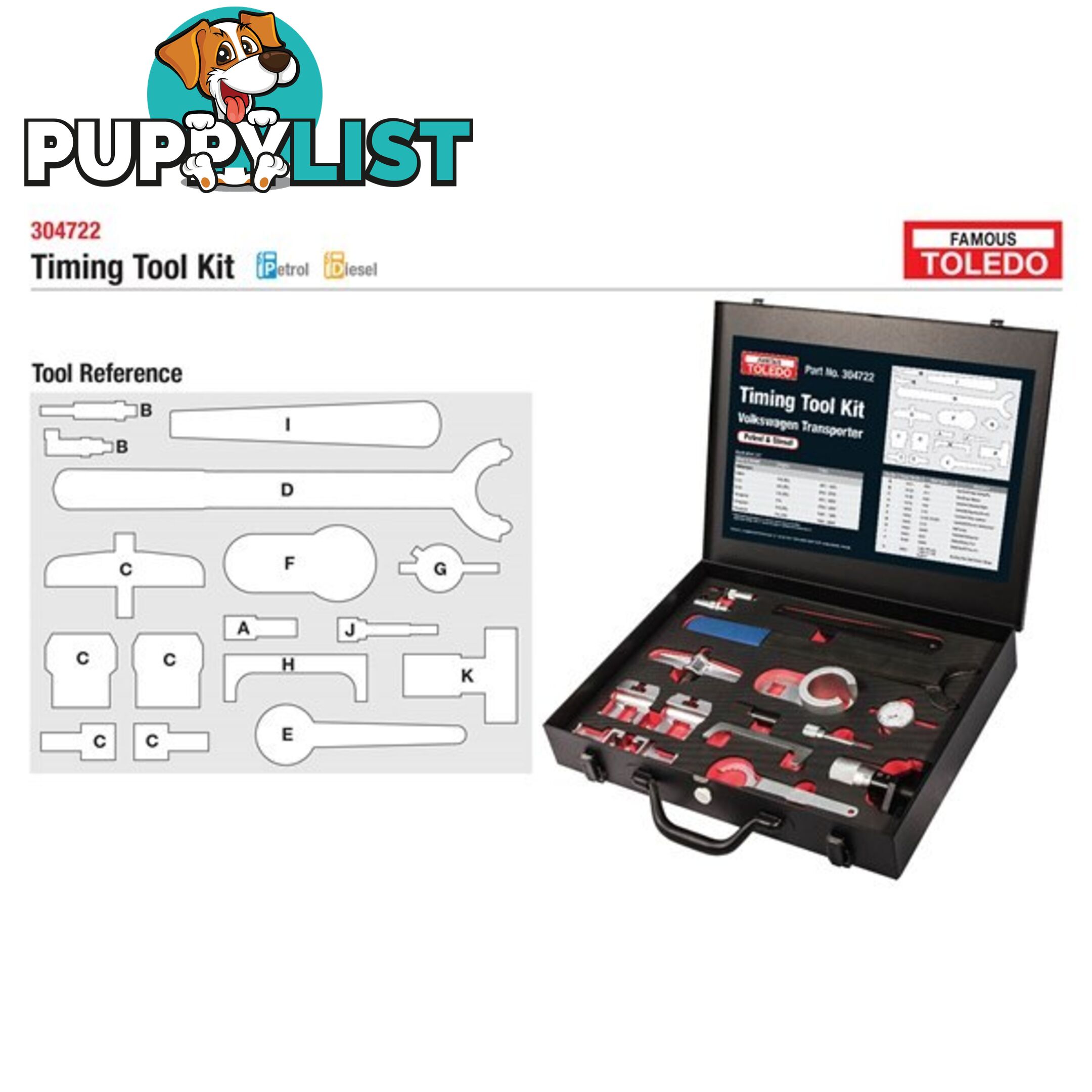 Toledo Timing Tool Kit  - Volkswagen  - (Duplicate Imported from WooCommerce) SKU - 304722