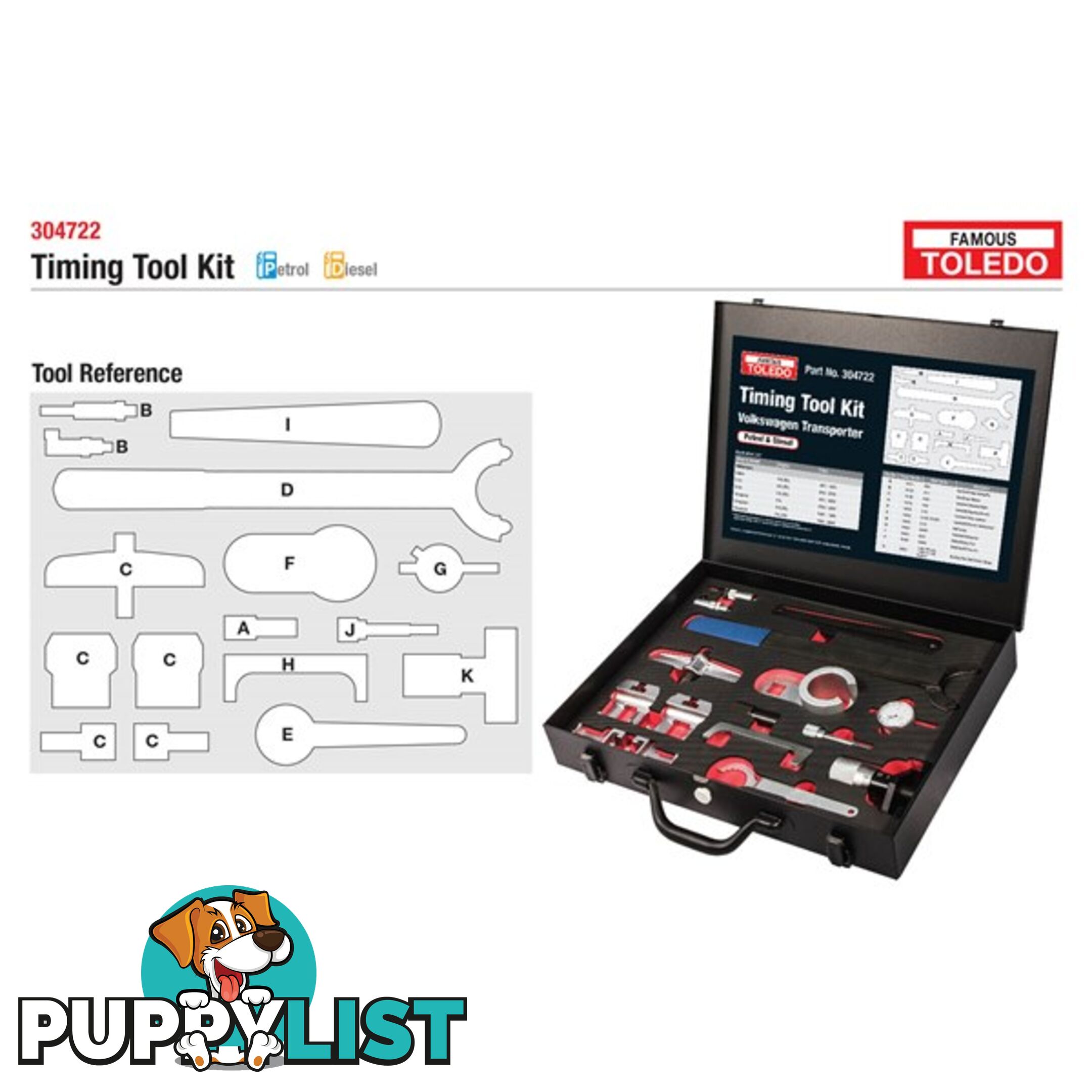 Toledo Timing Tool Kit  - Volkswagen  - (Duplicate Imported from WooCommerce) SKU - 304722