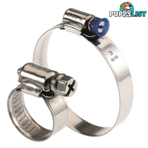 Tridon Hose Clamp 16mm â 24mm Micro (8mm wide) Solid Band Part Stainless 10pk SKU - SMP0AP