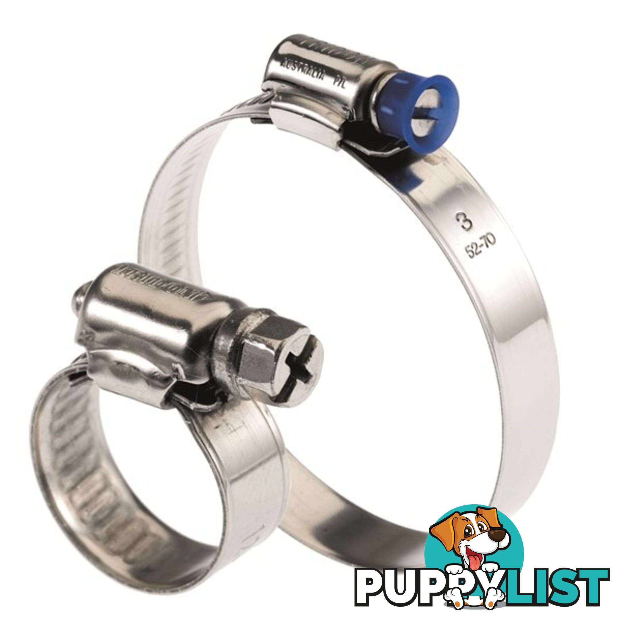 Tridon Hose Clamp 16mm â 24mm Micro (8mm wide) Solid Band Part Stainless 10pk SKU - SMP0AP