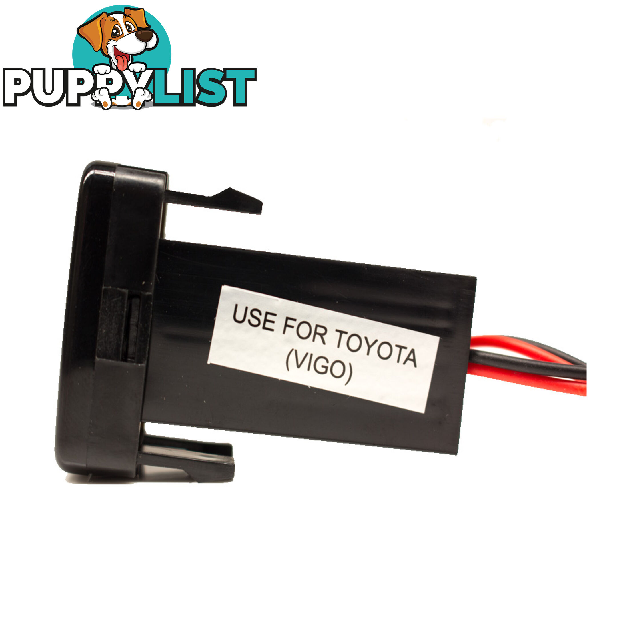 Dual USB Plug Compatible with Toyota 2 x 5v 2.1amp 34mmx22mm Blue B/light SKU - BB-ToyotaNewUSB