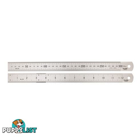 Stainless Steel Rule Double Sided Metric   Imperial  - 150mm SKU - 150B6