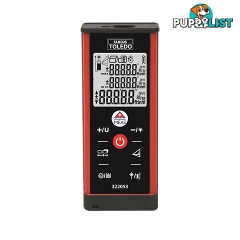 Toledo Digital Laser Distance Measurer Range Finder Up to 70m SKU - 322053