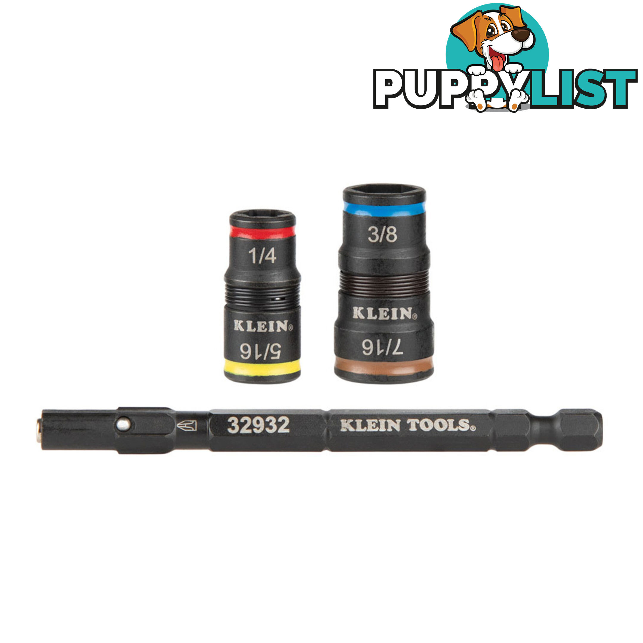 Klein Tools 5 in 1 Impact Rated Flip Socket Set SAE SKU - 32932