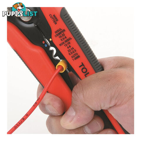 Toledo Crimper, Cutter   Stripper Heavy Duty Up to 10 AWG Wire, Length 205mm SKU - WS665